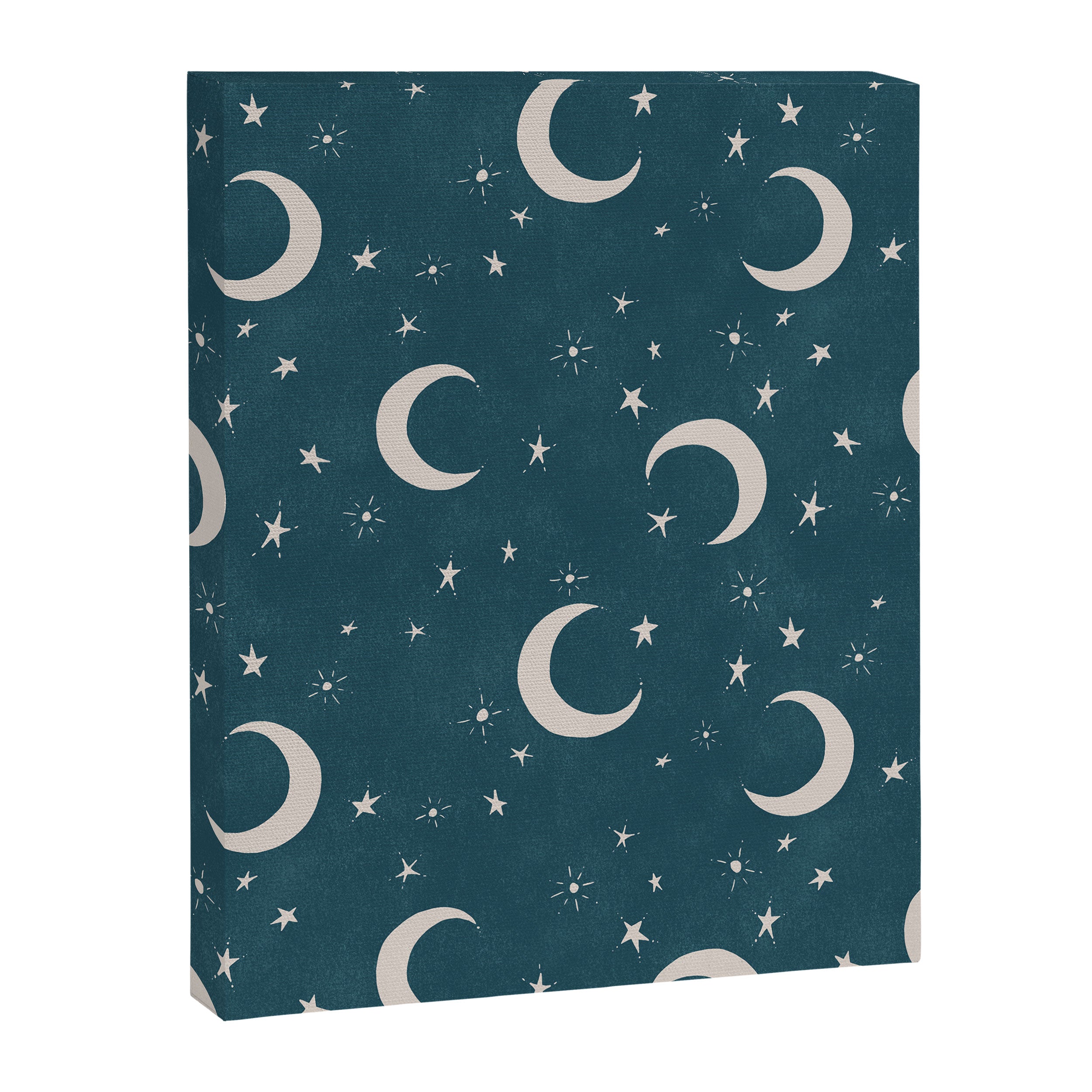 Goodnight Sky - silver moon Canvas Print Gallery Image 8