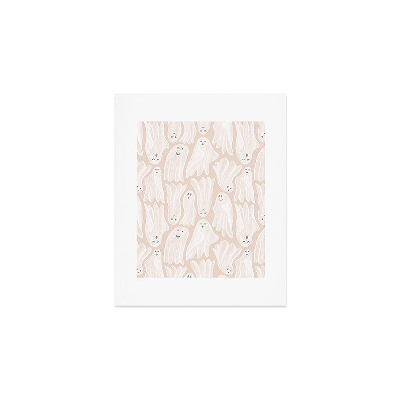 Gossamer Ghosts - blush neutral  Art Print Gallery Image 1