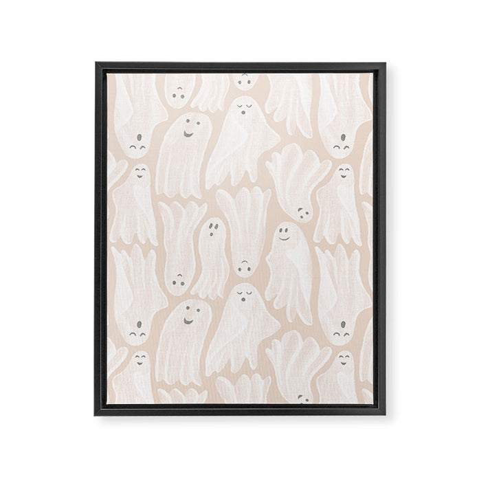 Gossamer Ghosts - blush neutral  Framed Canvas Print Gallery Image 1