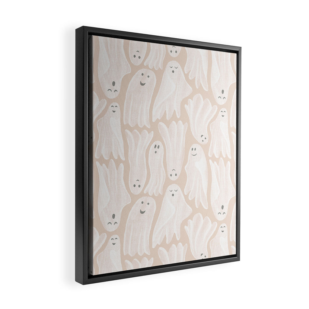Gossamer Ghosts - blush neutral  Framed Canvas Print Gallery Image 2