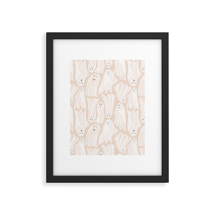 Gossamer Ghosts - blush neutral  Framed Art Print Gallery Image 1