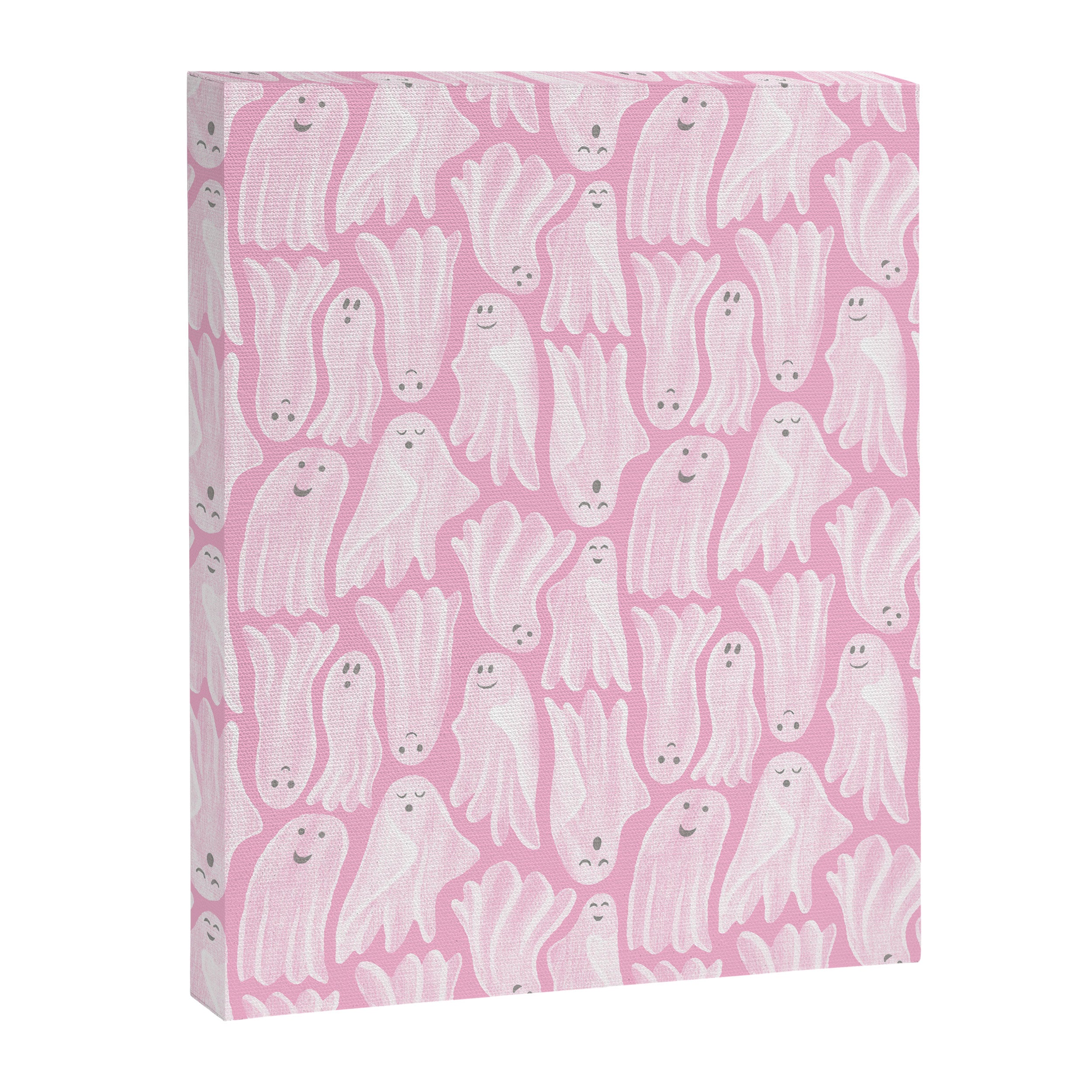 Gossamer Ghosts - pink Canvas Print Gallery Image 8