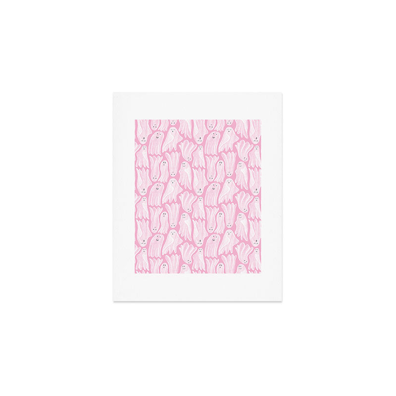 Gossamer Ghosts - pink Art Print Gallery Image 1