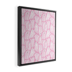Gossamer Ghosts - pink Framed Canvas Print Gallery Image 2
