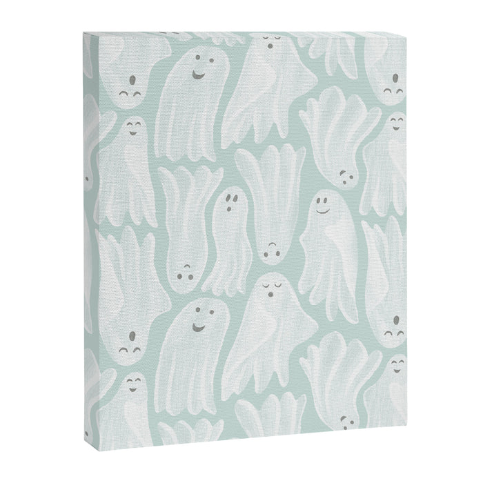 Gossamer Ghosts - soft blue Canvas Print Gallery Image 1