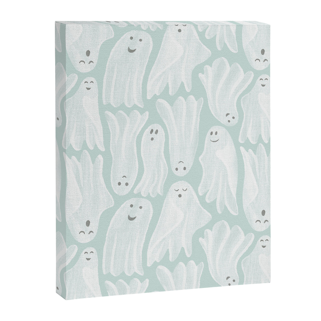 Gossamer Ghosts - soft blue Canvas Print Gallery Image 8