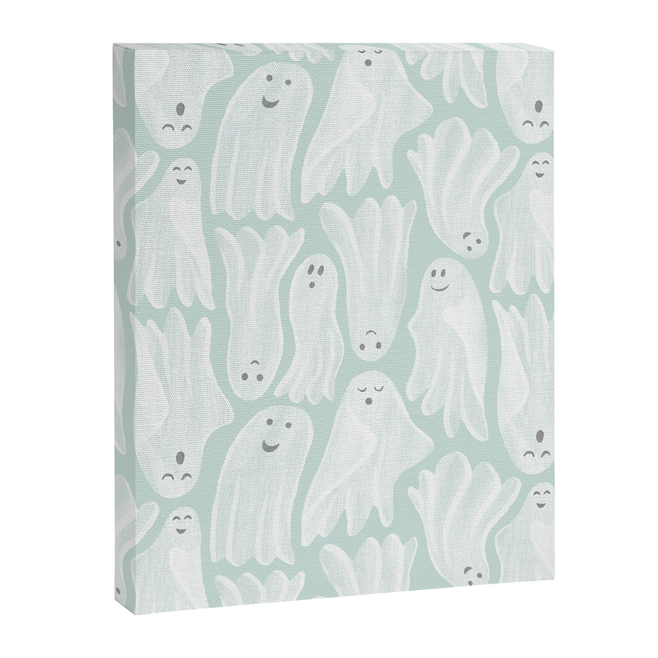 Gossamer Ghosts - soft blue Canvas Print Gallery Image 8