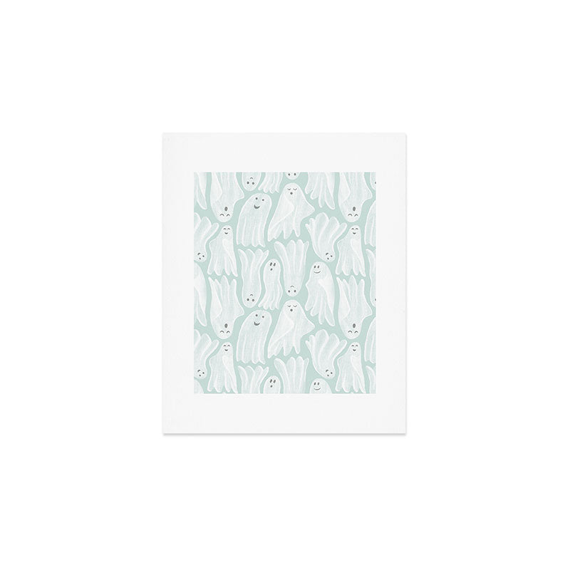 Gossamer Ghosts - soft blue Art Print Gallery Image 1