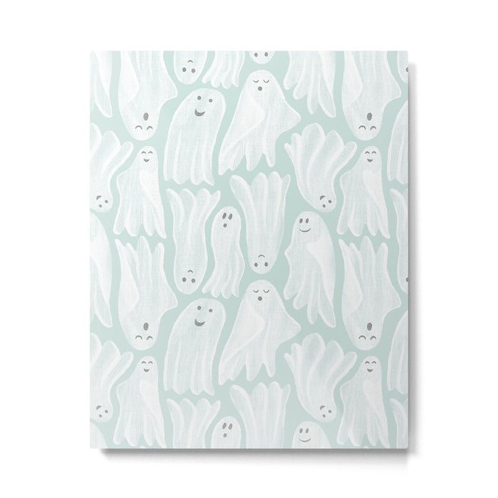 Gossamer Ghosts - soft blue Metal Print Gallery Image 1