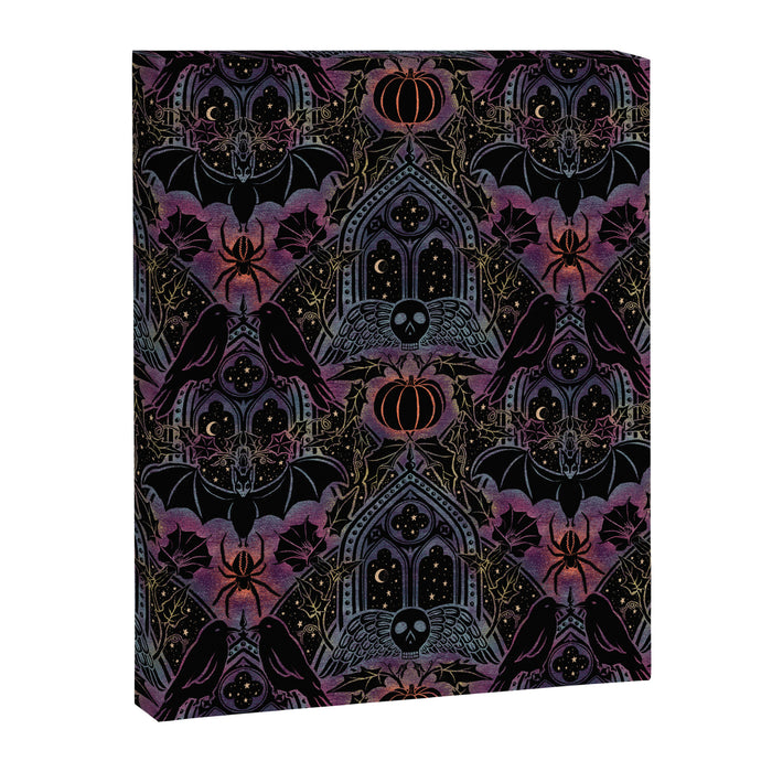 Gothic Halloween - celestial rainbow  Canvas Print Gallery Image 1