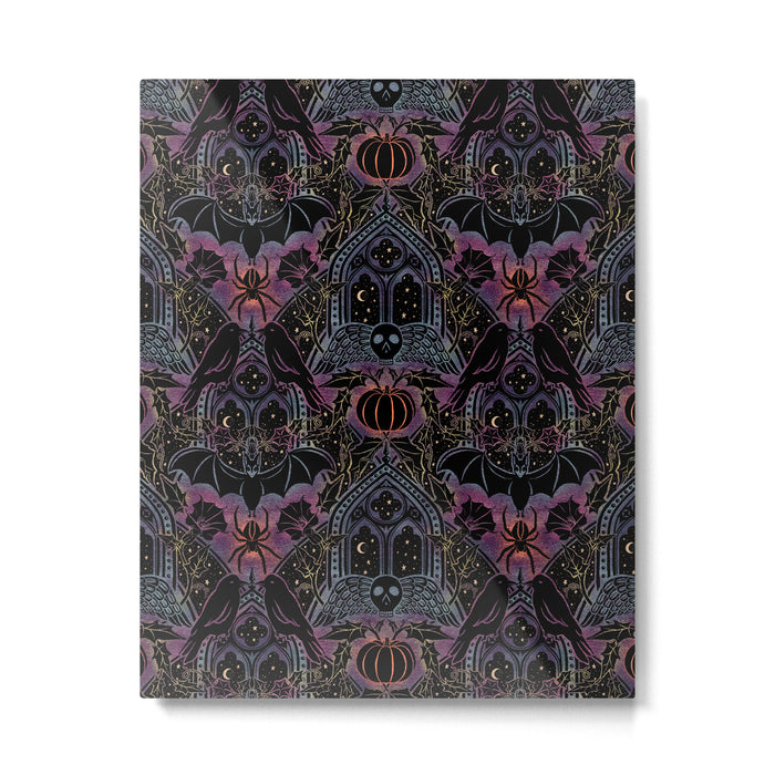 Gothic Halloween - celestial rainbow  Metal Print Gallery Image 1