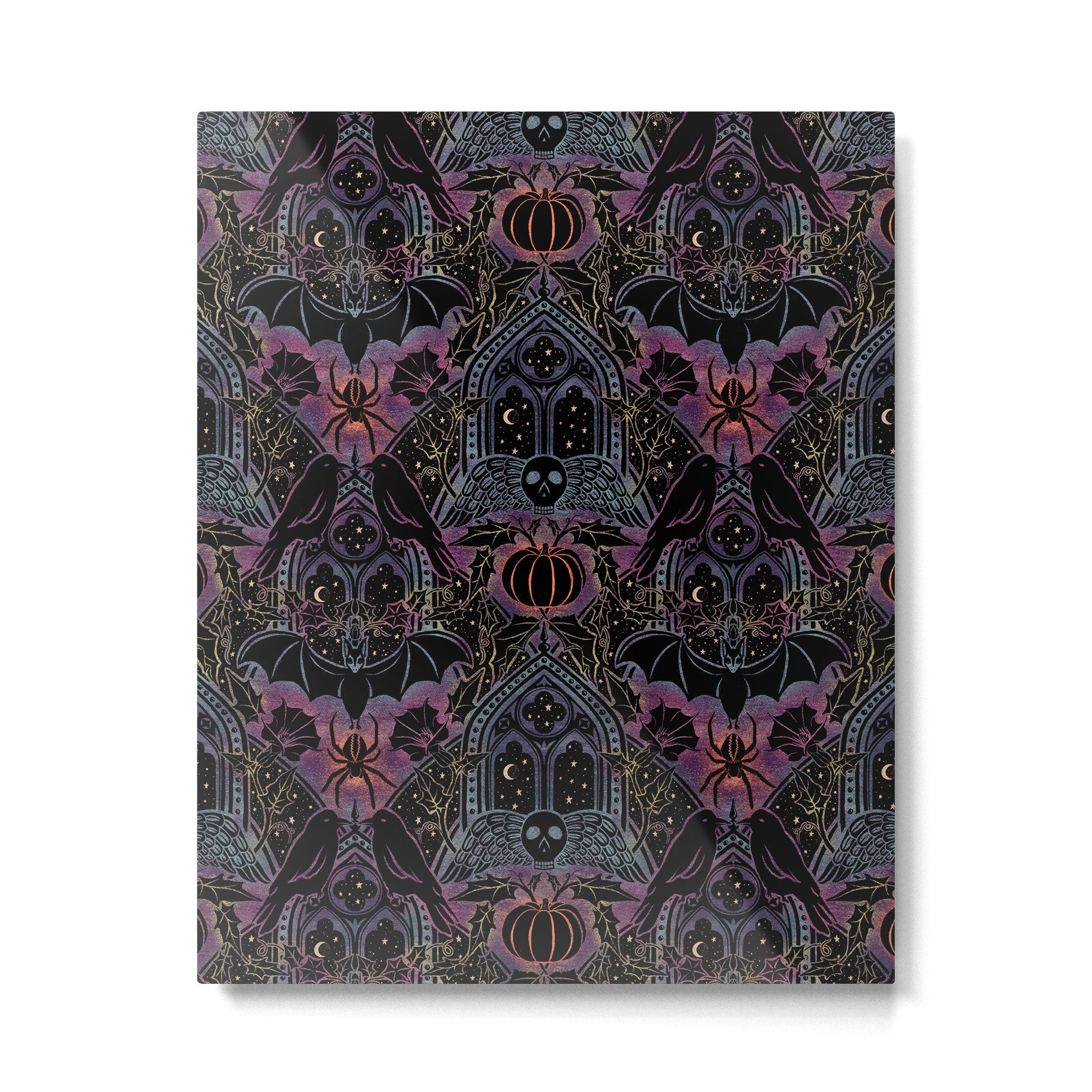 Gothic Halloween - celestial rainbow  Metal Print Gallery Image 6