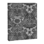 Gothic Halloween Damask - grayscale  Canvas Print Gallery Image 8