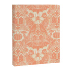 Gothic Halloween Damask - peach and cream Canvas Print Gallery Image 8
