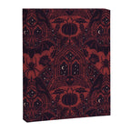 Gothic Halloween Damask - Red black and white  Canvas Print Gallery Image 8
