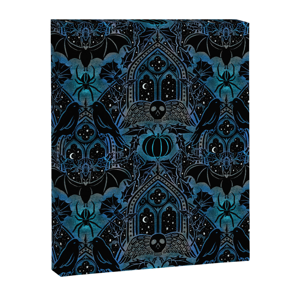 Gothic Halloween - Eerie Blue Canvas Print Gallery Image 8
