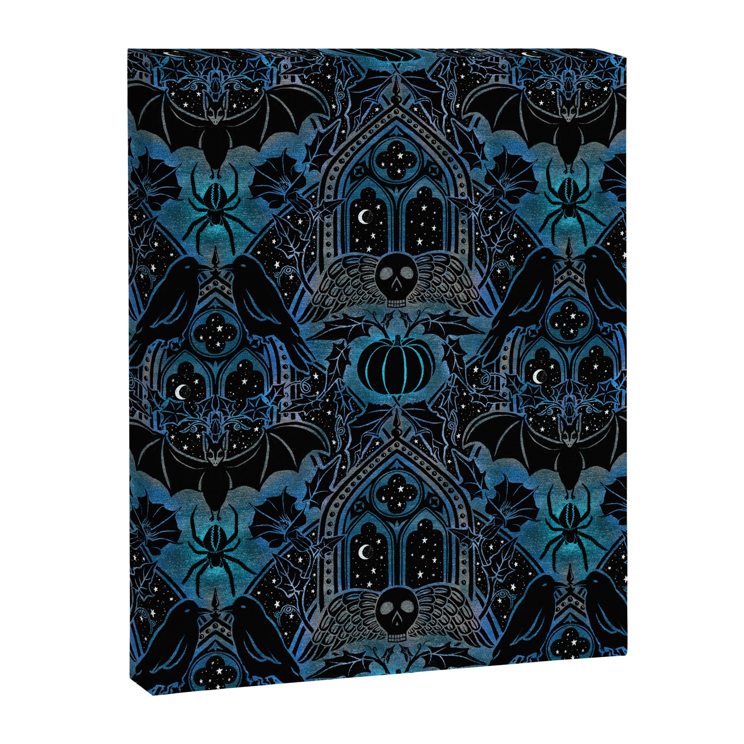 Gothic Halloween - Eerie Blue Canvas Print Gallery Image 8