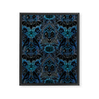 Gothic Halloween - Eerie Blue Framed Canvas Print Gallery Image 8
