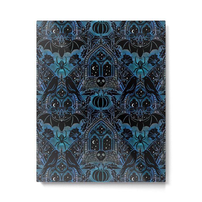 Gothic Halloween - Eerie Blue Metal Print Gallery Image 1