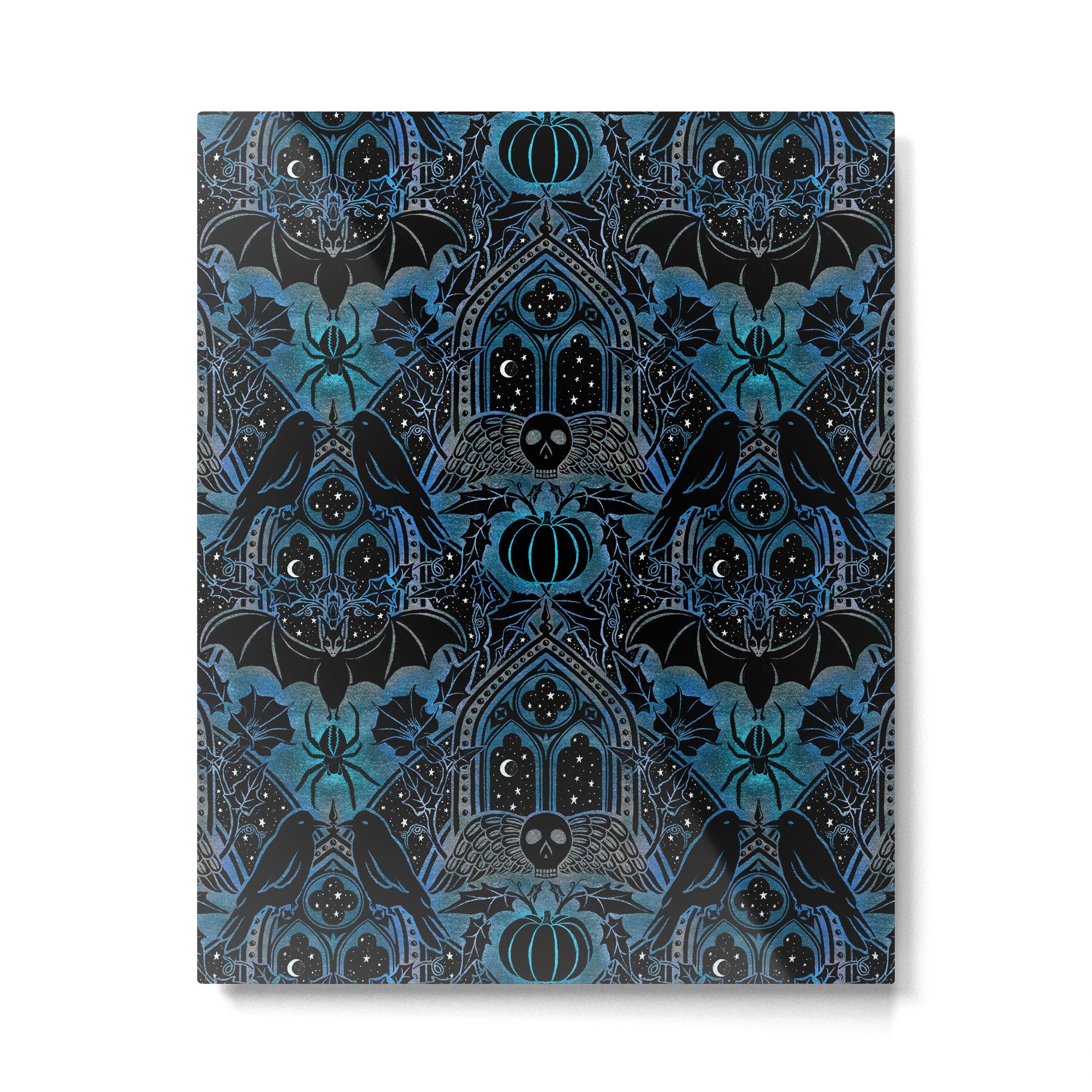Gothic Halloween - Eerie Blue Metal Print Gallery Image 6