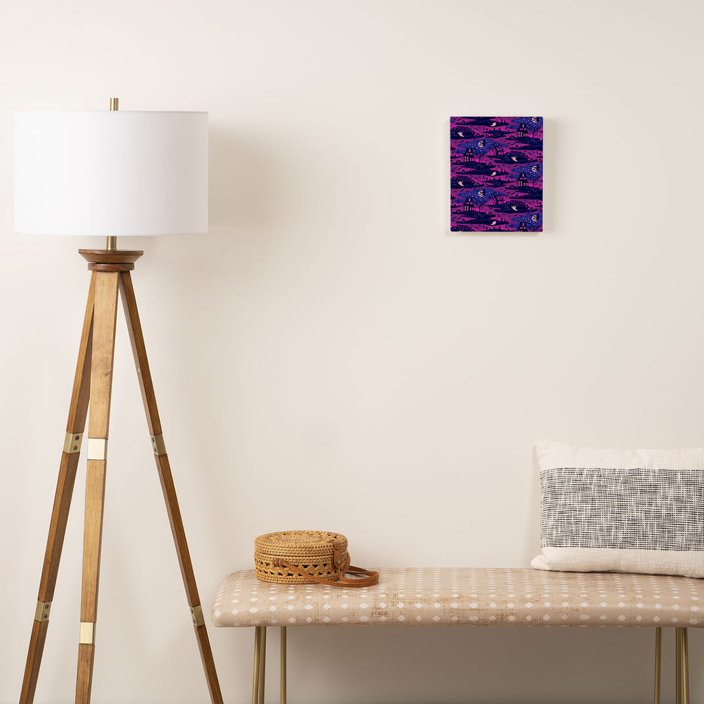 Halloween Night - Mystic Violet  Canvas Print Gallery Image 2