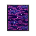 Halloween Night - Mystic Violet  Framed Canvas Print Gallery Image 8