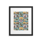 Halloween Pumpkins - dusky pastel  Framed Art Print Gallery Image 6