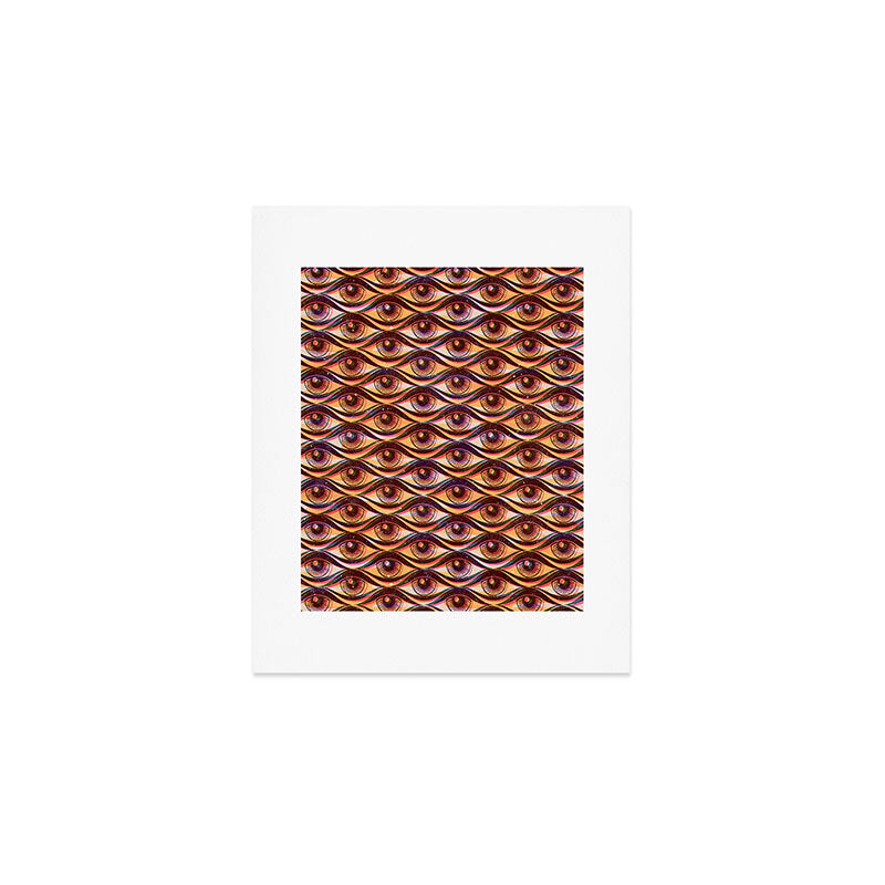Hypnotized - vintage gold Art Print Gallery Image 1