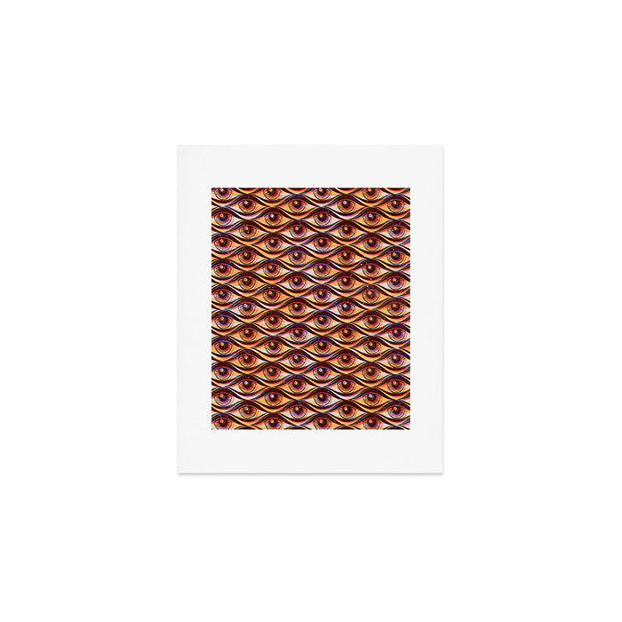 Hypnotized - vintage gold Art Print Gallery Image 1