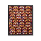 Hypnotized - vintage gold Framed Canvas Print Gallery Image 8