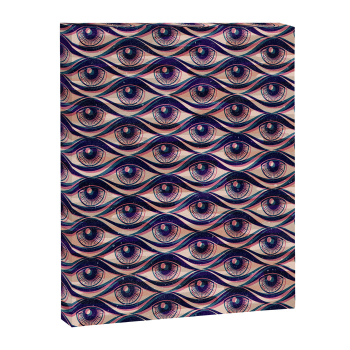 Hypnotized - vintage violet  Canvas Print Gallery Image 1