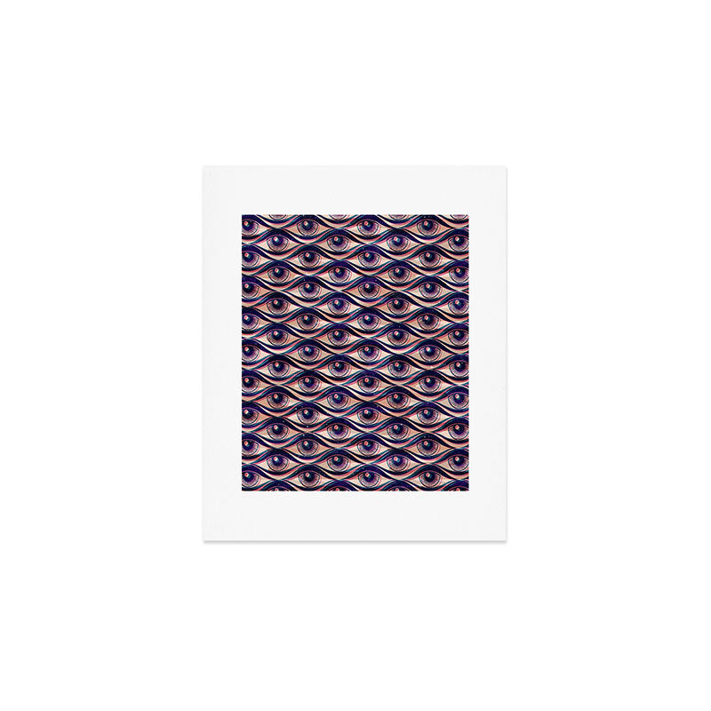 Hypnotized - vintage violet  Art Print Gallery Image 1