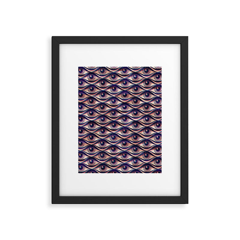 Hypnotized - vintage violet  Framed Art Print Gallery Image 6