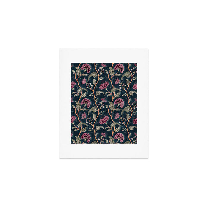 Indienne Vine - Midnight Velvet  Art Print Gallery Image 1