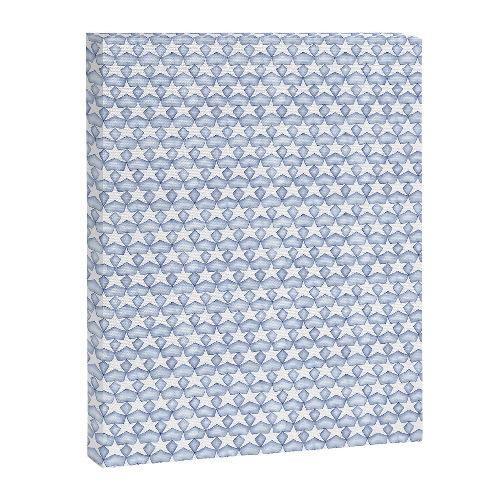 Indigo Stars Canvas Print Gallery Image 8