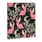 Jackalope - black and pink Canvas Print Gallery Image 8