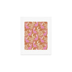 Jackalope - caramel and primrose  Art Print Gallery Image 1