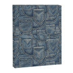 Jean Pockets - medium denim blue Canvas Print Gallery Image 8