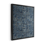 Jean Pockets - medium denim blue Framed Canvas Print Gallery Image 2