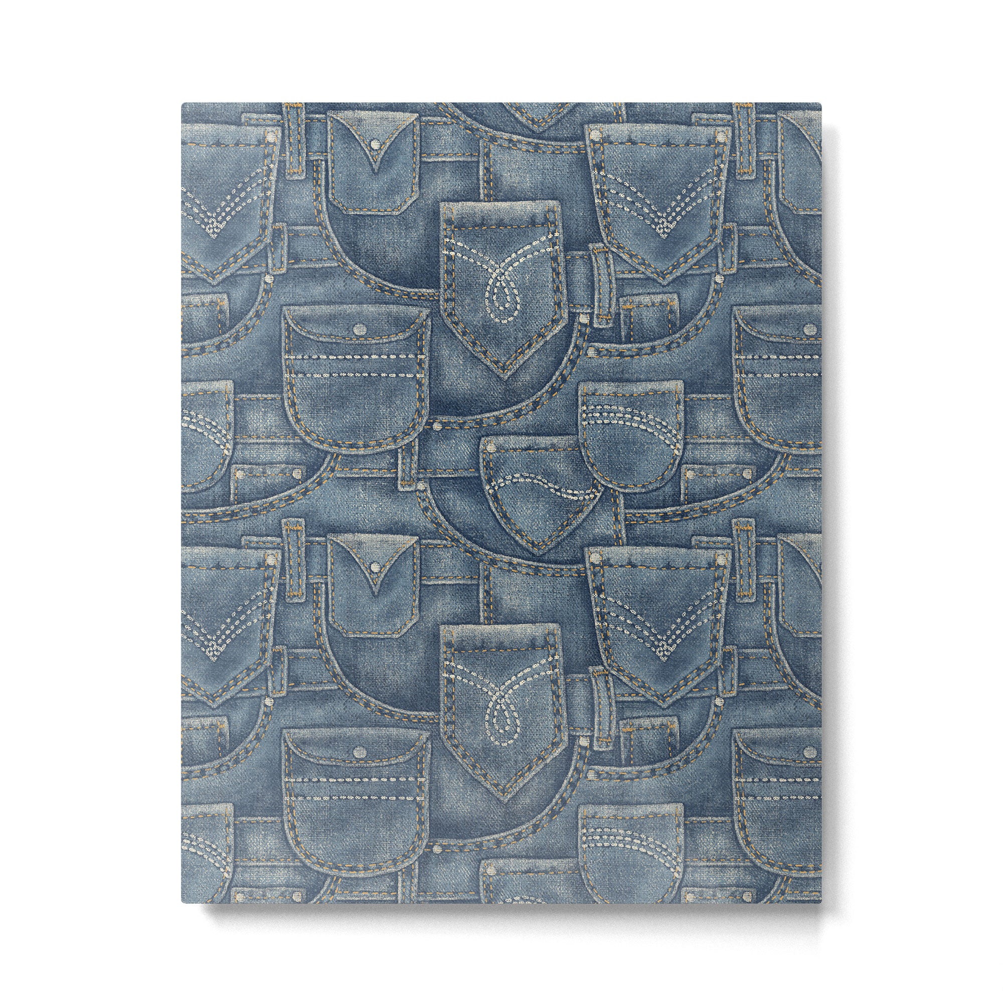 Jean Pockets - medium denim blue Metal Print Gallery Image 6