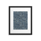 Jean Pockets - medium denim blue Framed Art Print Gallery Image 6