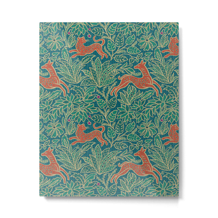 Jungle Fawn and Cat Metal Print Gallery Image 1