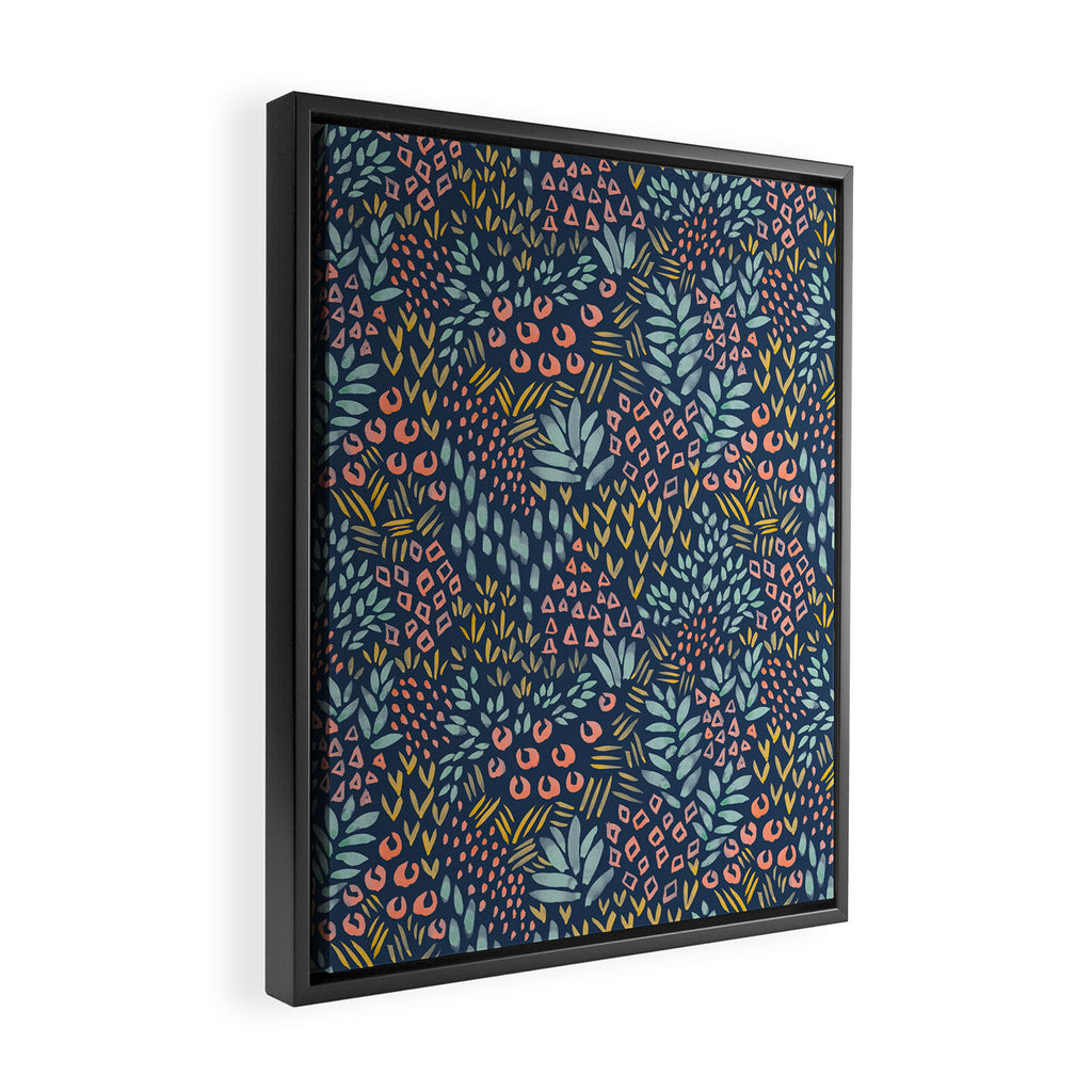 Jungle Garden Framed Canvas Print Gallery Image 2
