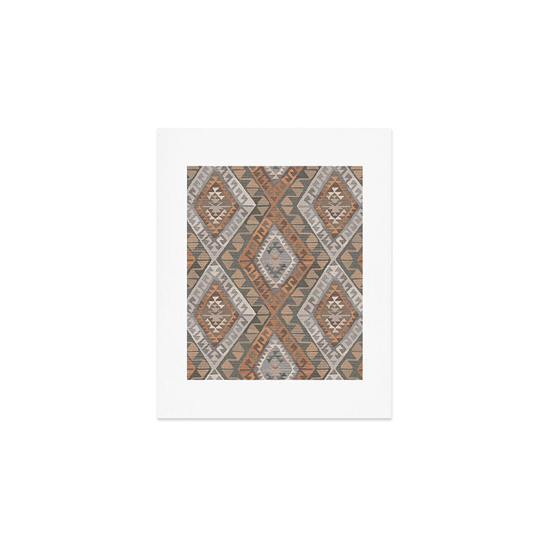 Kilim - earthy Art Print Gallery Image 1
