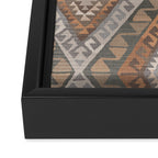 Kilim - earthy Framed Canvas Print Gallery Image 3