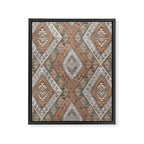 Kilim - earthy Framed Canvas Print Gallery Image 8