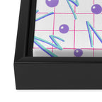 Laser Grid Framed Canvas Print Gallery Image 3