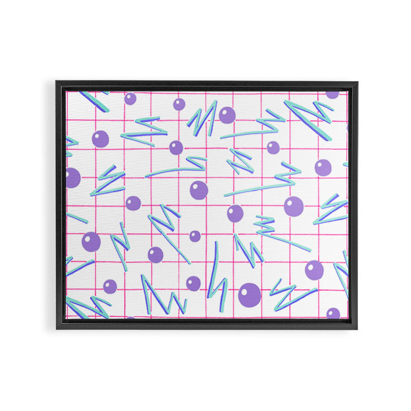 Laser Grid Framed Canvas Print Gallery Image 12