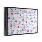 Laser Grid Framed Canvas Print Gallery Image 2
