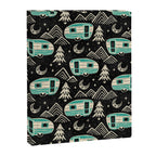 Little Camper - black, cream, and teal Canvas Print Gallery Image 8